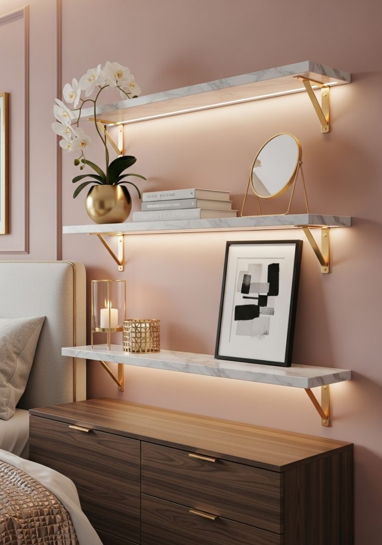 Floating Shelf Ideas for Bedrooms