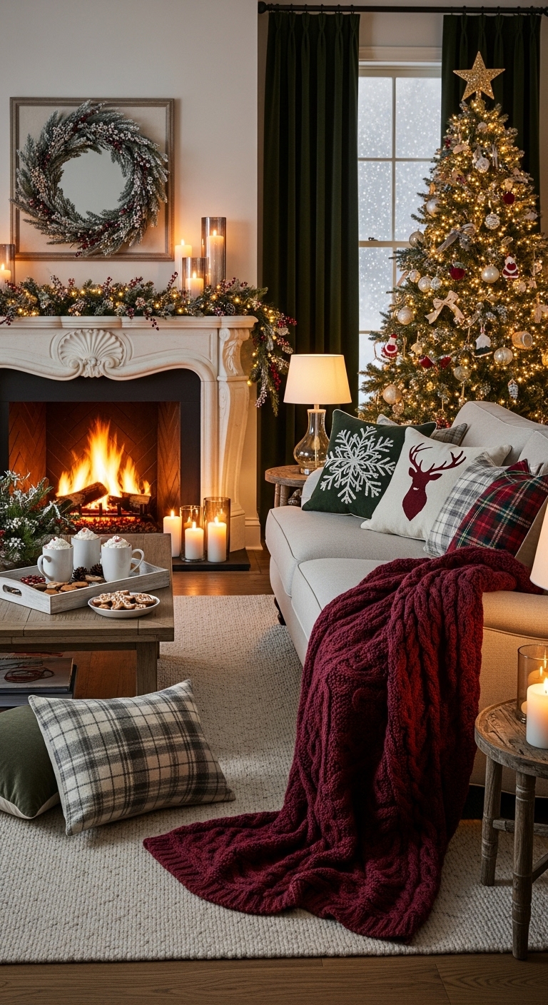 Winter Living Room Decor Ideas to Warm Up Your Space