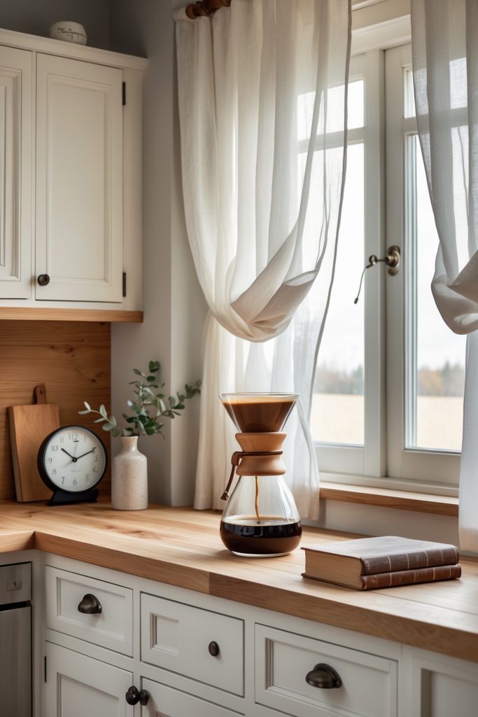 Scandinavian-Style Coffee station