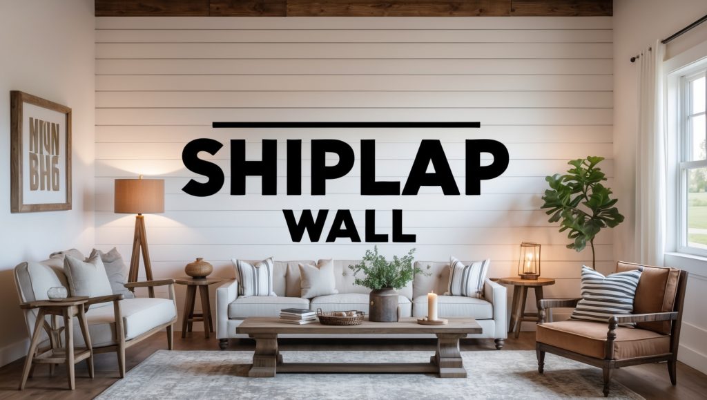 Shiplap wall