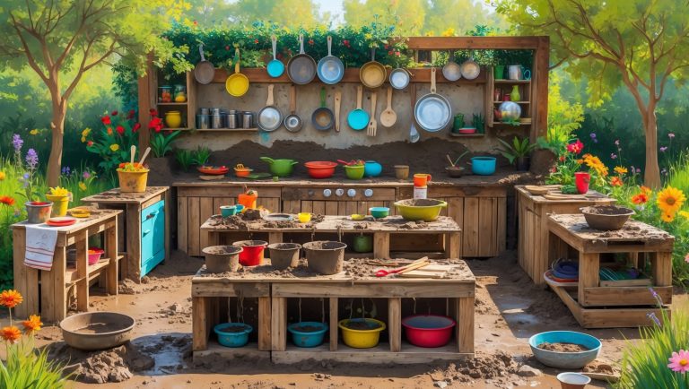 Creative Mud Kitchen Ideas for Outdoor Play and Learning
