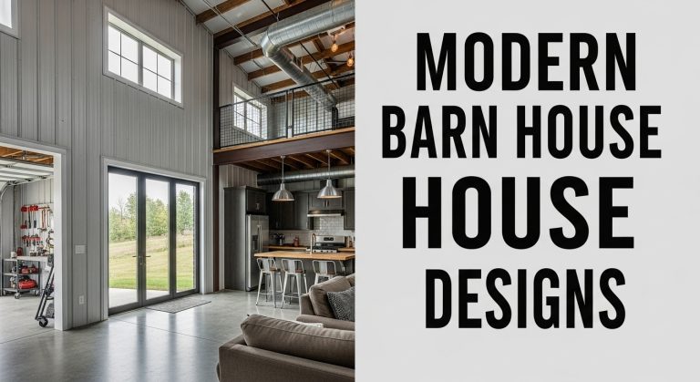 Modern Barn House Ideas for futuristic look