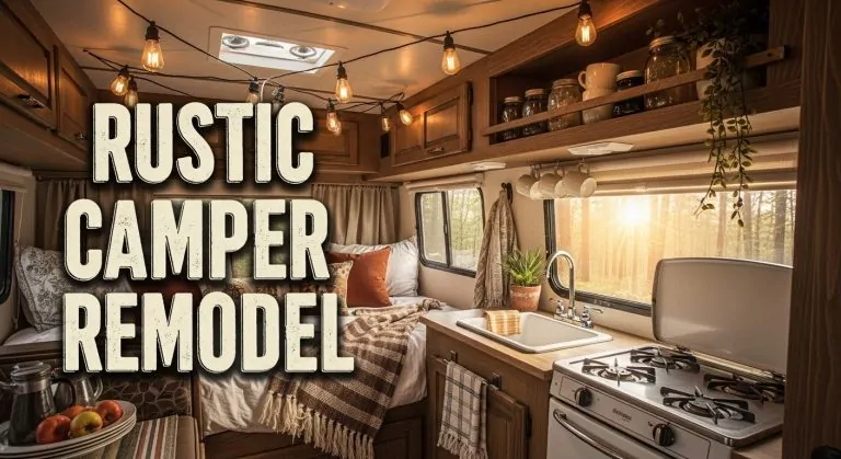 Rustic Camper Remodel  Transform Your Tiny Home on Wheels
