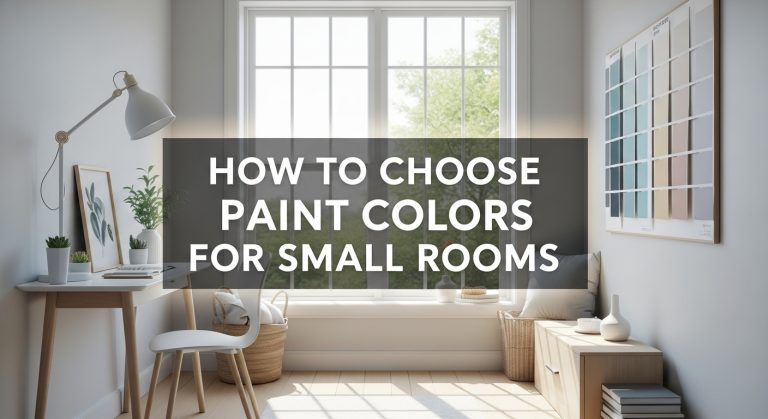 How to Choose Paint Colors for Small Rooms