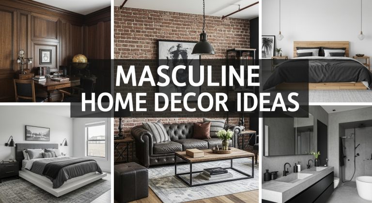 Masculine Home Decor Ideas for a Stylish Space