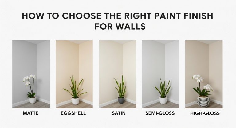How to Choose the Right Paint Finish for Walls?