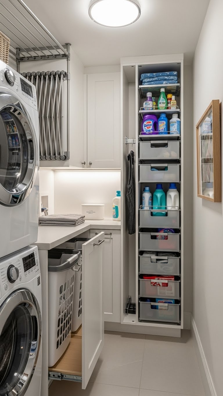 Creative Tiny Laundry Room Ideas