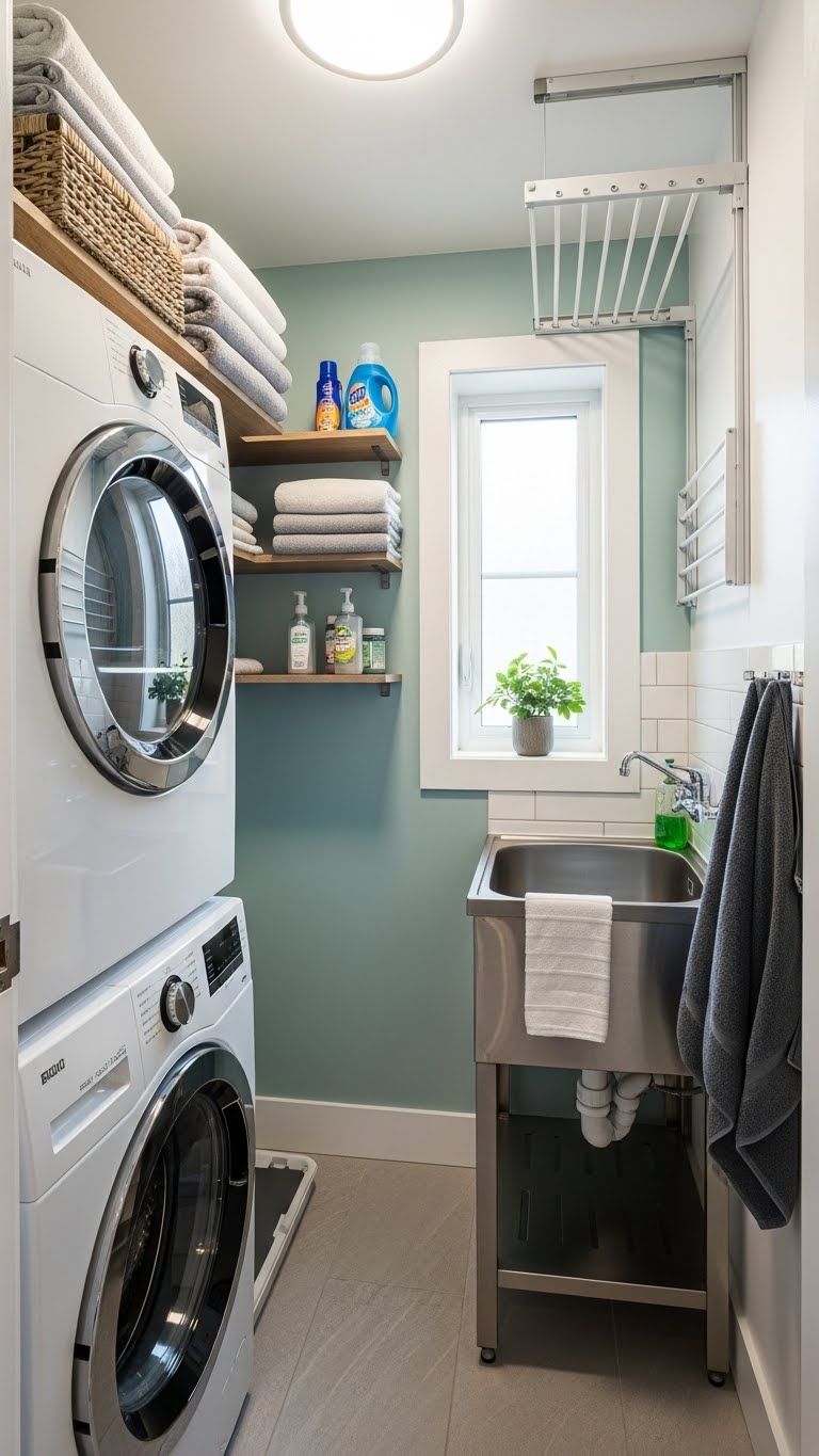 Creative Tiny Laundry Room Ideas