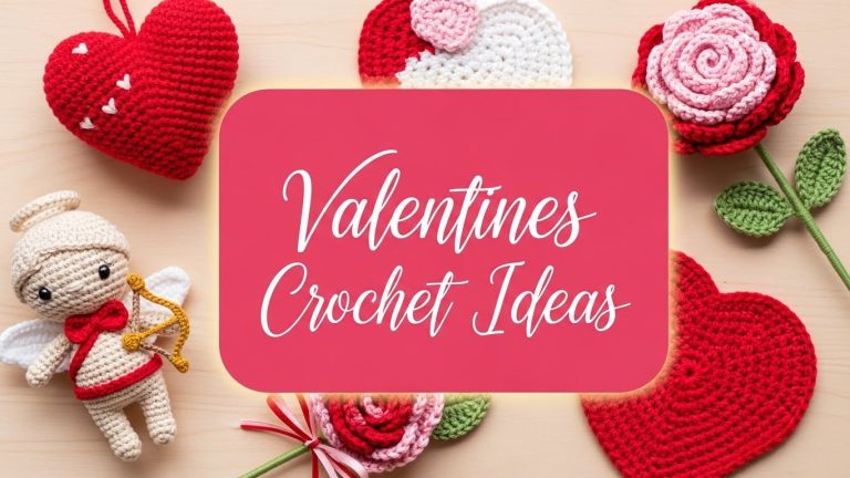 Adorable Valentine’s Crochet ideas Projects to Create This Season