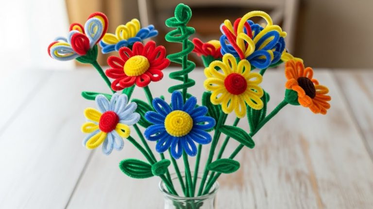 Pipe Cleaner Flowers as Thoughtful Home Decor