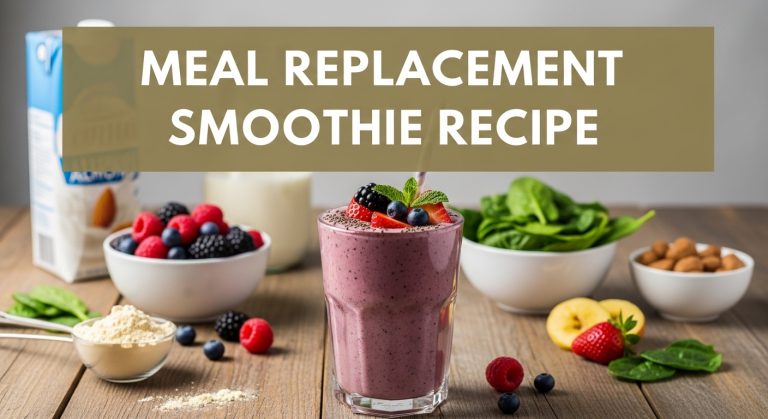 Nutritious Meal Replacement Smoothie Recipe