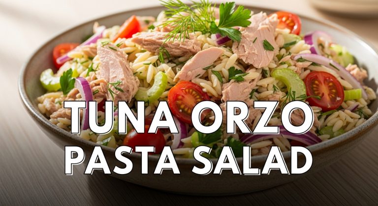 Tuna Orzo Pasta Salad Recipe