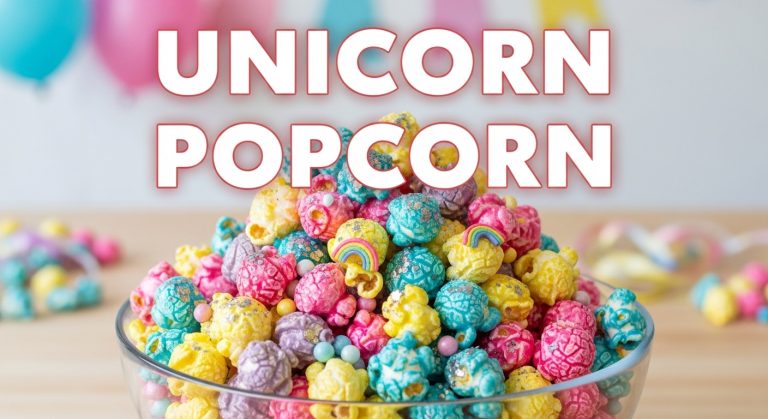 Colorful Unicorn Popcorn Recipe