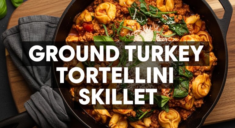 Ground Turkey Tortellini Skillet Recipe