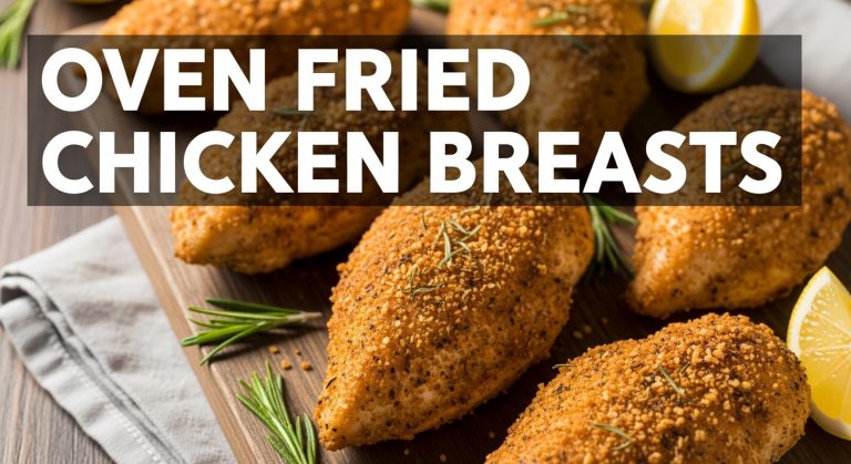 Crispy Oven Fried Chicken Breasts Recipe