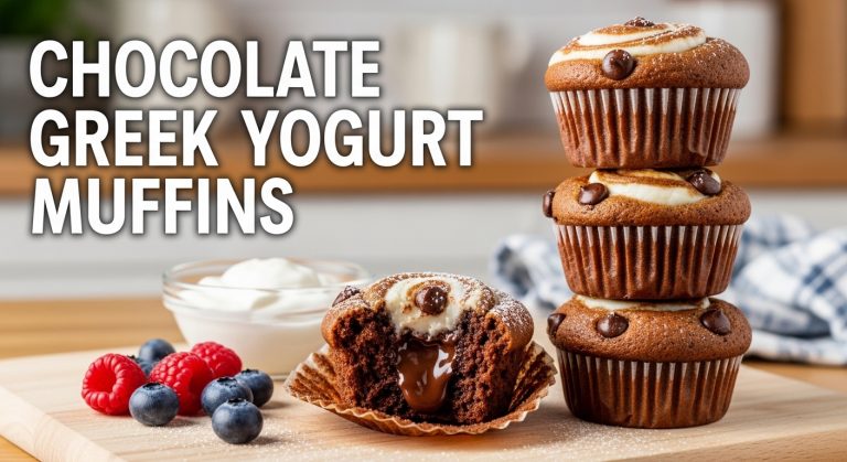 Chocolate Greek Yogurt Muffins Recipe