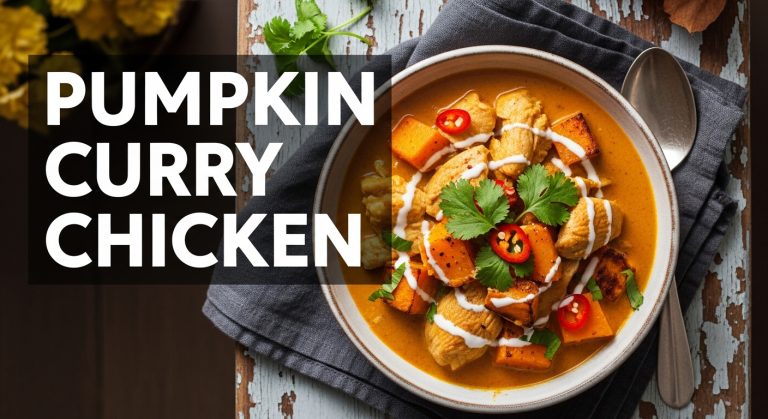 Pumpkin Coconut Curry Chicken Recipe