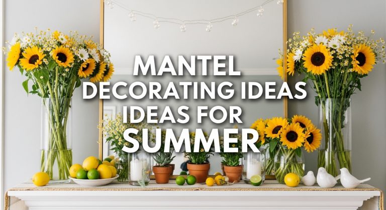 Creative Mantel Decorating Ideas for Summer
