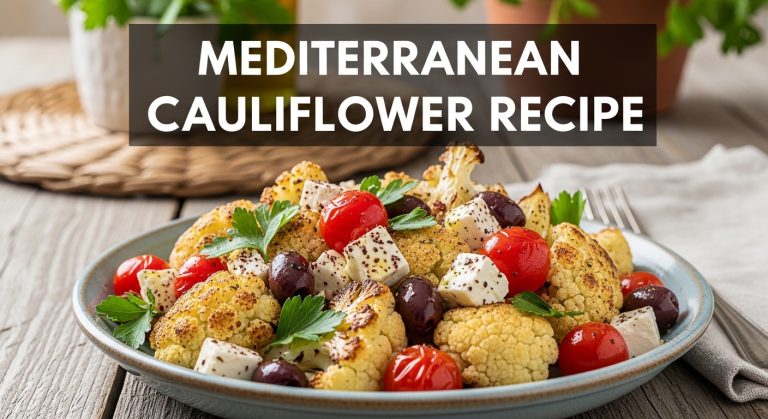 Roasted Mediterranean Cauliflower Recipe