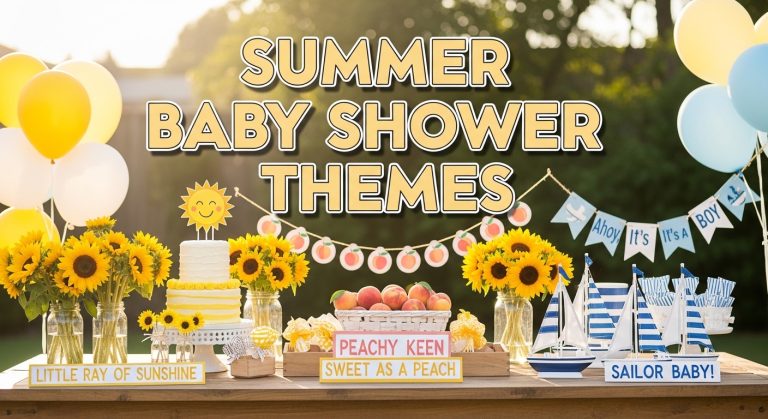 Summer Baby Shower Themes to Celebrate the Season