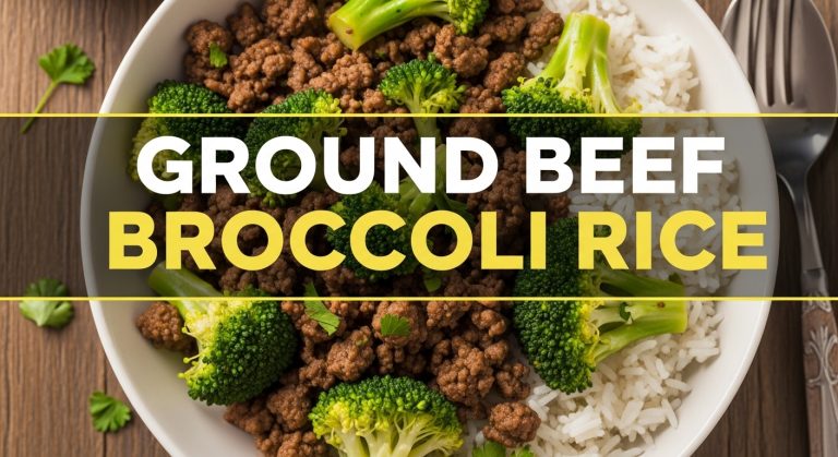 Ground Beef and Broccoli Rice Casserole