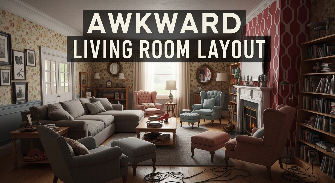 Awkward living room layout