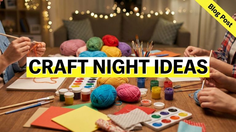 Craft Night Ideas for fun memorable night
