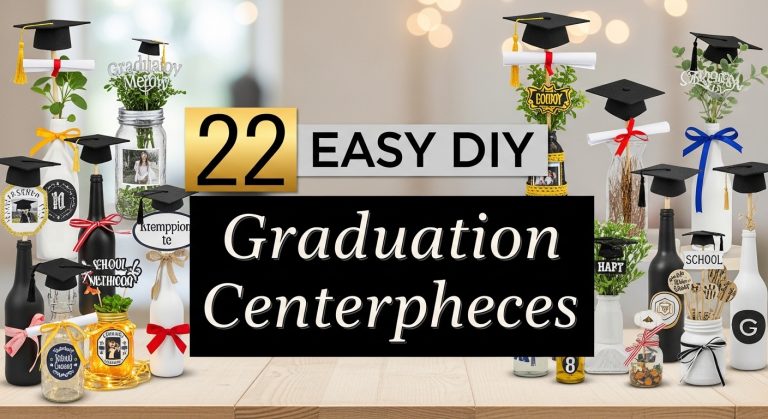 22 EASY DIY Graduation Centerpieces For Celebrations