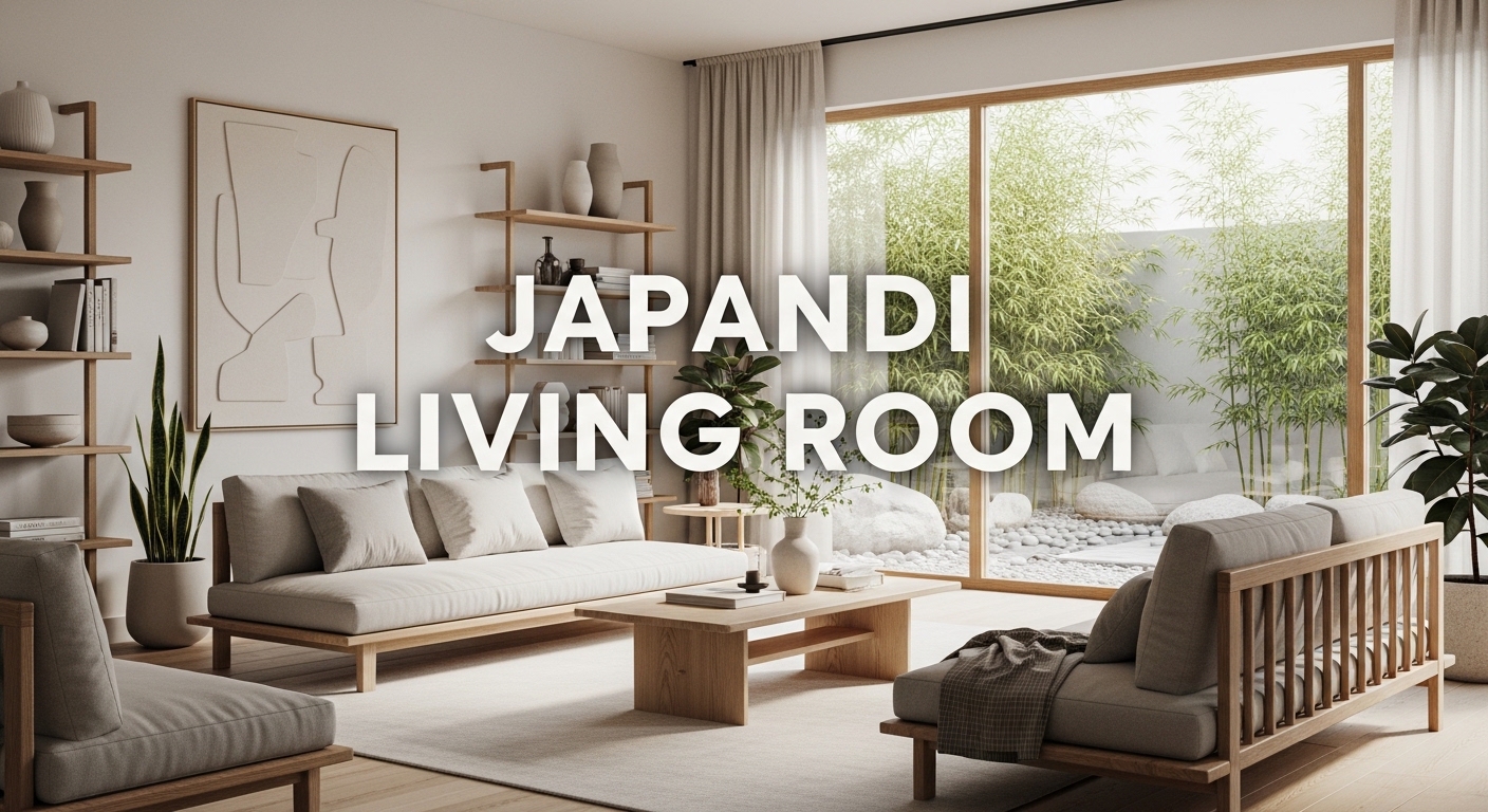Japandi living room