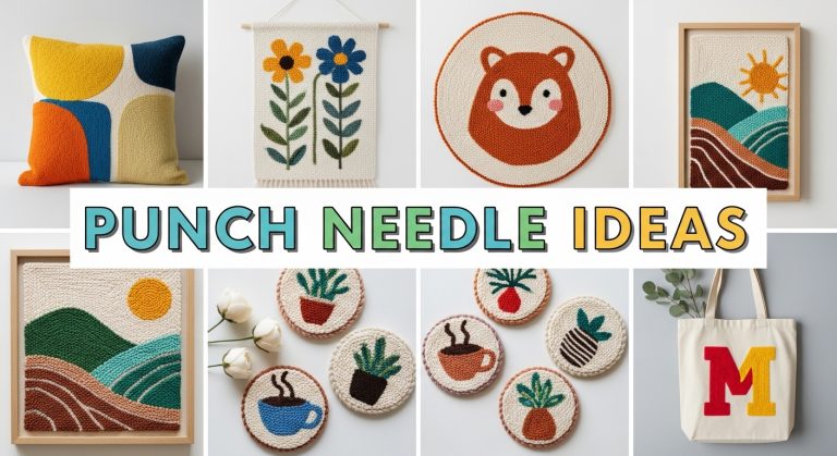 Punch Needle Ideas You will Want to Stitch