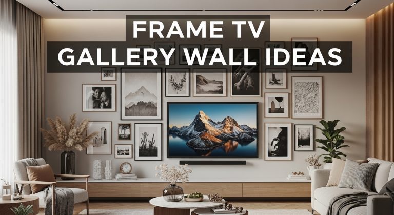 Frame TV Gallery Wall Ideas