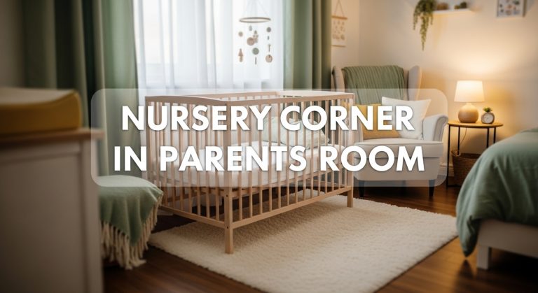 nursery corner in parents room