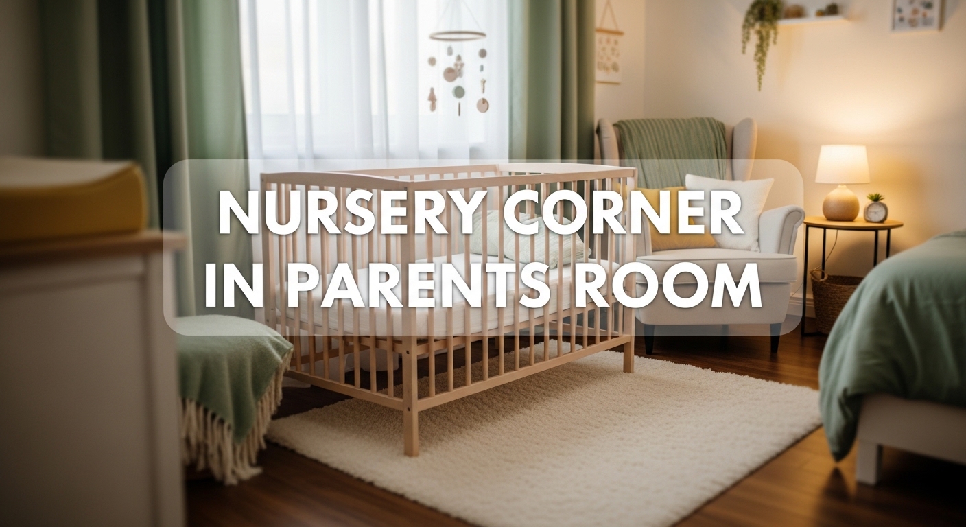 nursery corner in parents room