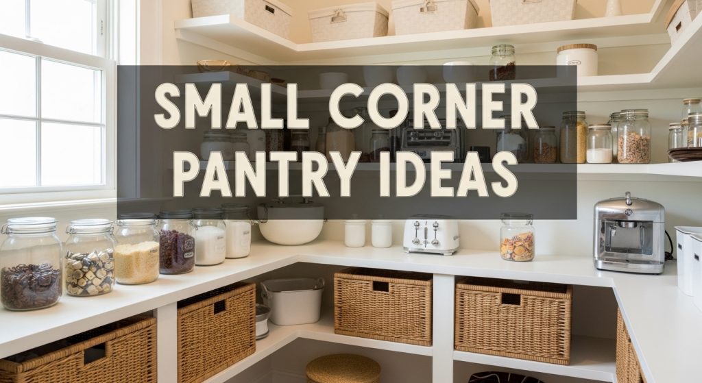 small corner pantry ideas