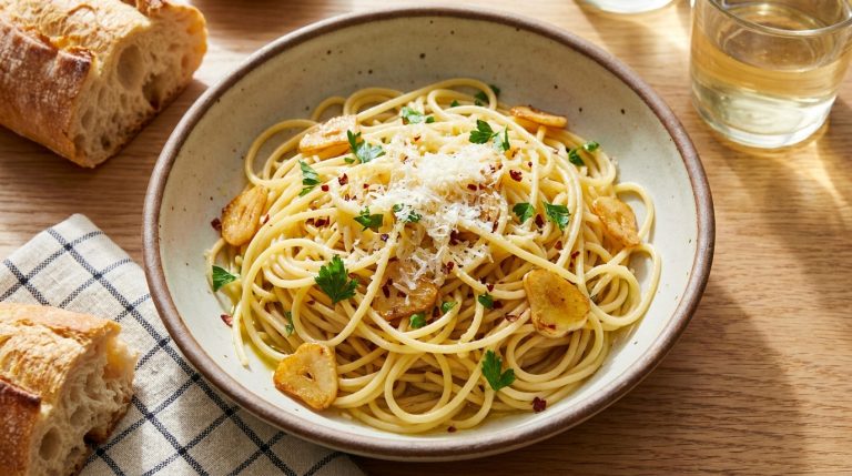 Creamy Garlic Pasta Recipe