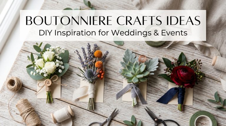 Boutonniere Crafts Ideas