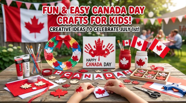 Canada Day Crafts – Fun & Easy DIY Ideas