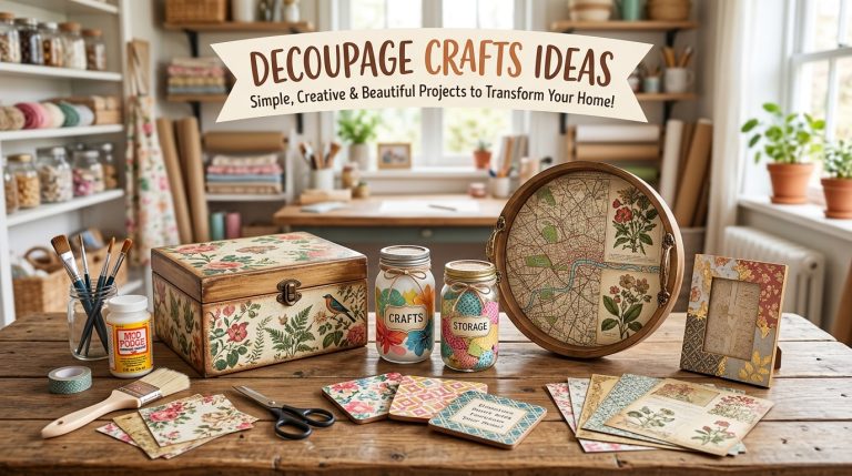 Decoupage Crafts: A Joyful World of Paper