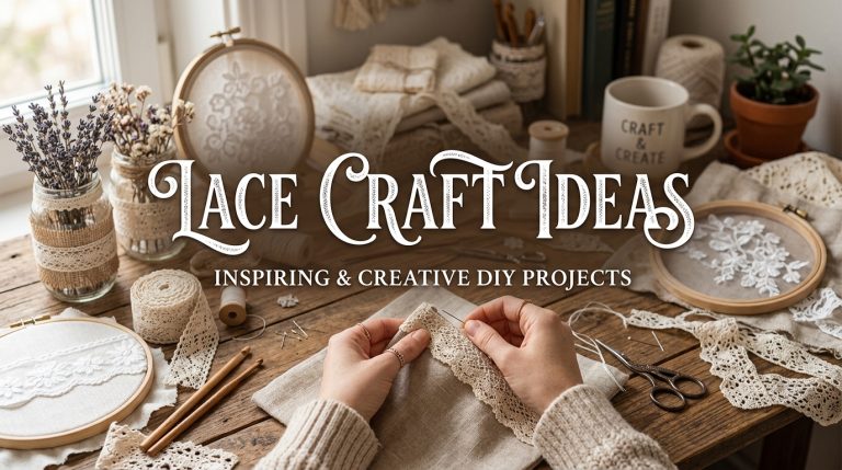 Lace Craft Ideas Handmade with Love