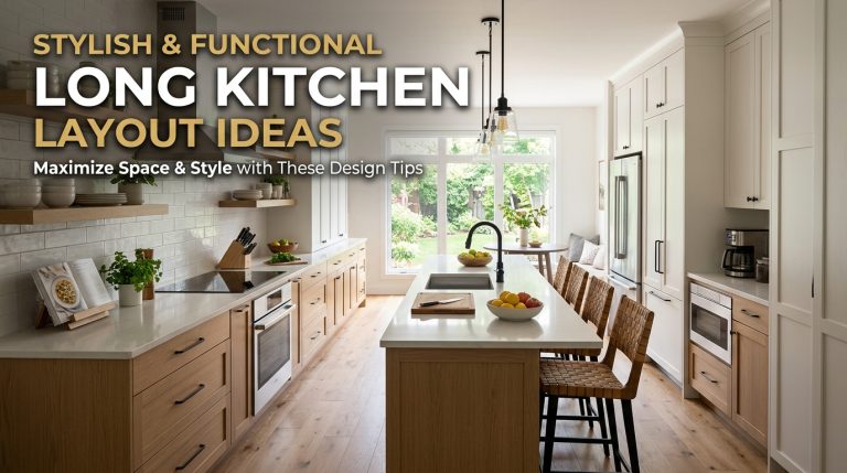 Long Kitchen Layout Ideas That are Full of Life
