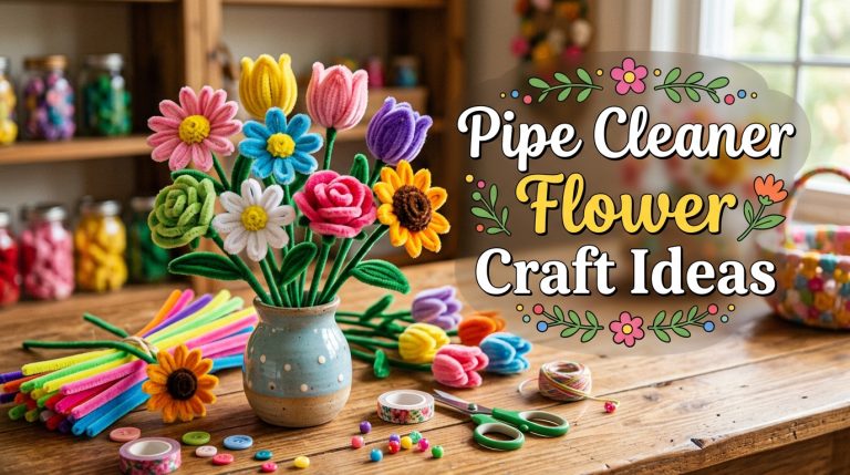 Pipe Cleaner Flower Craft Ideas you should try