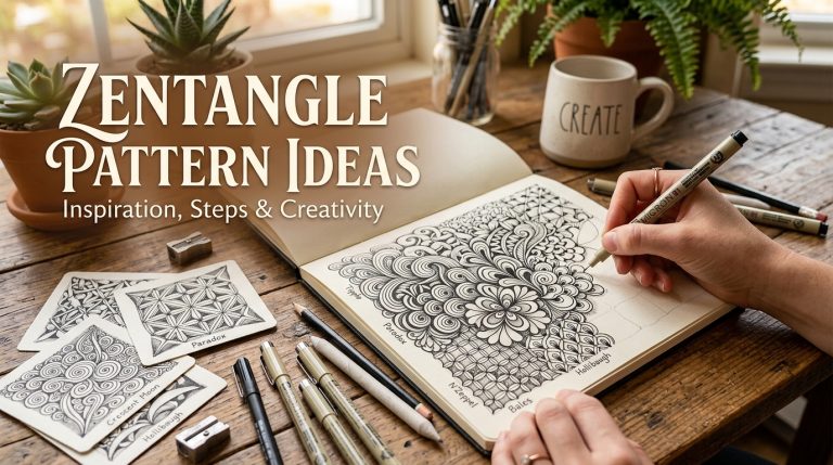 Zentangle Pattern Ideas That Are Relaxing