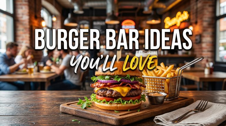 The Best Burger Bar Setup Your Guests Will love
