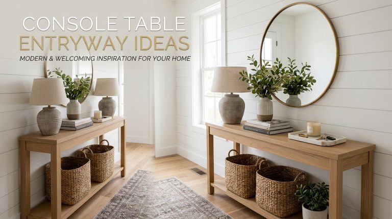 Console Table entryway ideas