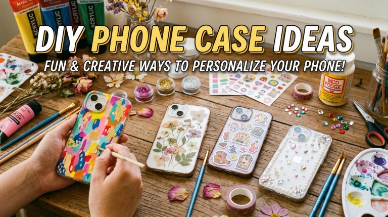15 DIY Phone Case Ideas You Can Create – Easy & fun