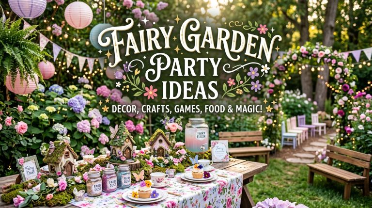 How to Host Fairy Garden Parties your friend will love