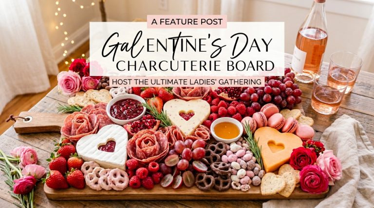 Galentine’s Day Charcuterie Board Recipe