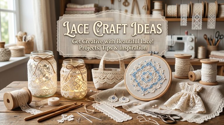 Lace Craft Ideas That Transform Vintage Charm Into DIY Projects