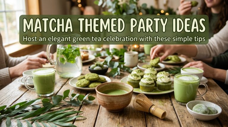 Matcha Themed Party Ideas for Tea Lovers