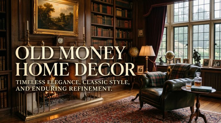 Old Money Home Decor: Get That Quiet Luxury Look